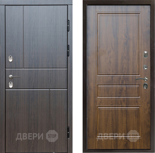 Входная металлическая Дверь Престиж TERMO с терморазрывом Горизонт Венге Классика Дуб в Орехово-Зуево