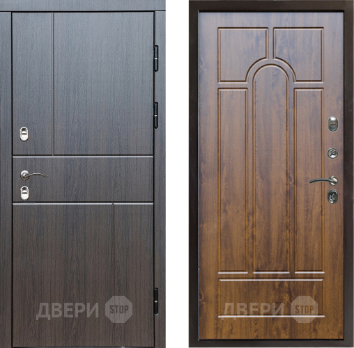 Входная металлическая Дверь Престиж TERMO с терморазрывом Горизонт Венге Арка Дуб в Орехово-Зуево