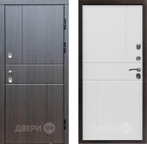 Входная металлическая Дверь Престиж TERMO с терморазрывом Горизонт Венге Горизонт Бетон белый в Орехово-Зуево