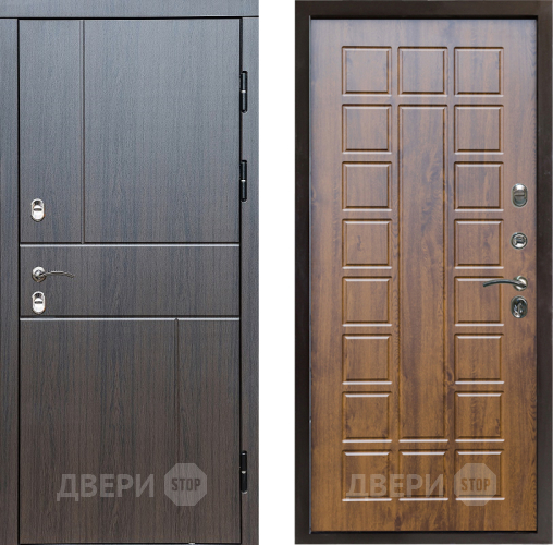 Входная металлическая Дверь Престиж TERMO с терморазрывом Горизонт Венге Престиж Дуб в Орехово-Зуево