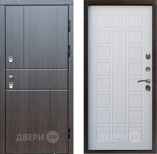 Входная металлическая Дверь Престиж TERMO с терморазрывом Горизонт Венге Престиж Белое дерево в Орехово-Зуево