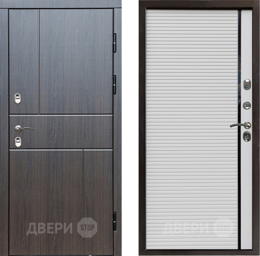 Входная металлическая Дверь Престиж TERMO с терморазрывом Горизонт Венге Porte Белый в Орехово-Зуево