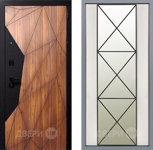 Дверь Заводские двери Морра Зеркало Перфекто Структурное дерево в Орехово-Зуево