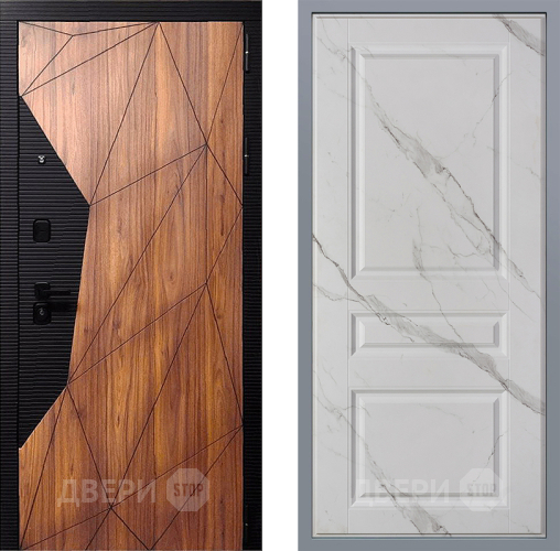 Дверь Заводские двери Морра Стокгольм Мрамор белый в Орехово-Зуево