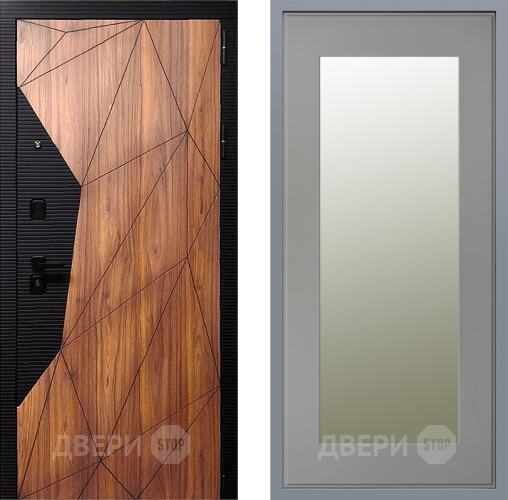 Дверь Заводские двери Морра Зеркало Модерн Грей софт в Орехово-Зуево