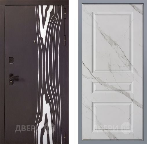 Дверь Заводские двери Леванте Стокгольм Мрамор белый в Орехово-Зуево