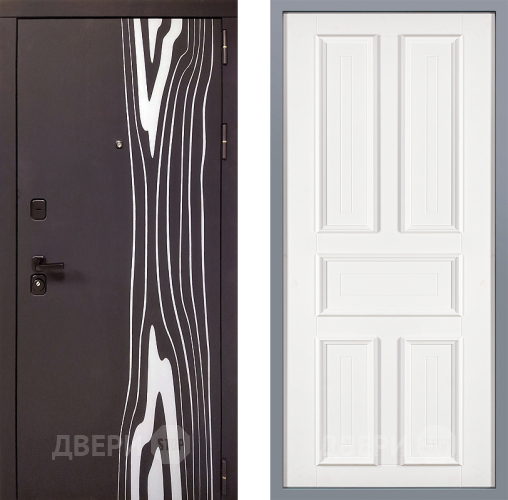 Дверь Заводские двери Леванте Уругвай Белый софт в Орехово-Зуево