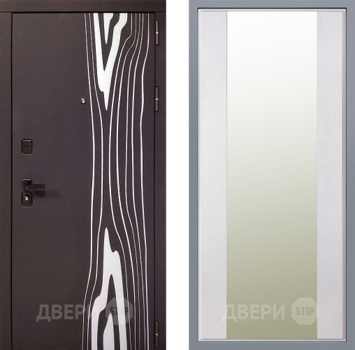 Дверь Заводские двери Леванте Зеркало Макси Белый шелк в Орехово-Зуево