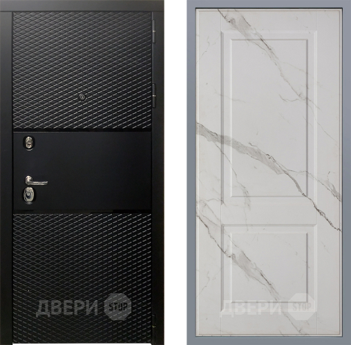 Дверь Заводские двери Тефлон Доррен Мрамор белый в Орехово-Зуево