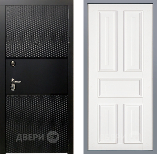 Дверь Заводские двери Тефлон Уругвай Белый софт в Орехово-Зуево