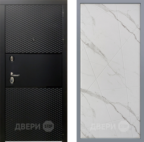 Дверь Заводские двери Тефлон Флитта Мрамор белый в Орехово-Зуево