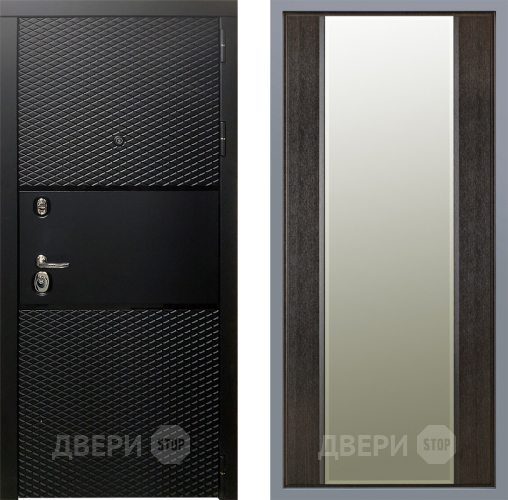Дверь Заводские двери Тефлон Зеркало Макси Венге в Орехово-Зуево
