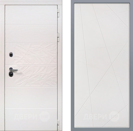 Дверь Заводские двери Дэко Вайт Флитта Белый софт в Орехово-Зуево