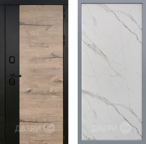 Дверь Заводские двери Ларте Флитта Мрамор белый в Орехово-Зуево