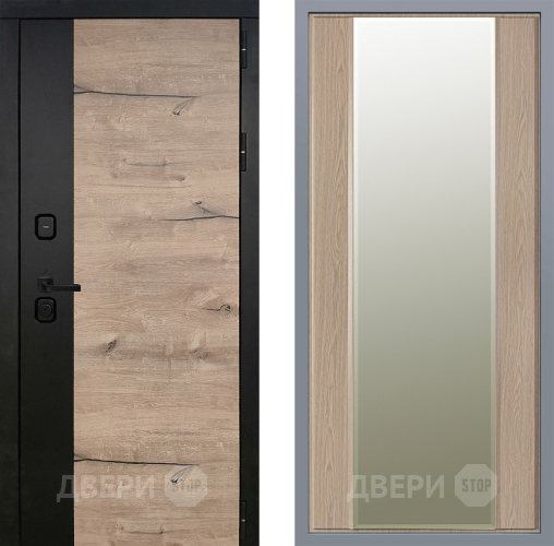 Дверь Заводские двери Ларте Зеркало Макси Беленый дуб в Орехово-Зуево