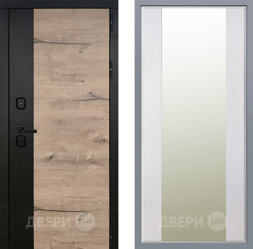 Дверь Заводские двери Ларте Зеркало Макси Белый шелк в Орехово-Зуево