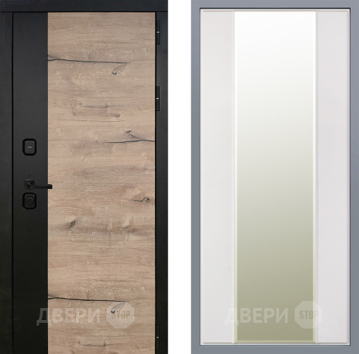 Дверь Заводские двери Ларте Зеркало Макси Белый матовый в Орехово-Зуево