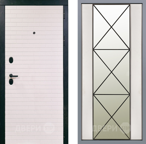 Дверь Заводские двери Сохо Зеркало Перфекто Структурное дерево в Орехово-Зуево