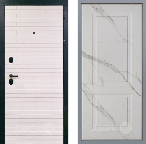 Дверь Заводские двери Сохо Доррен Мрамор белый в Орехово-Зуево