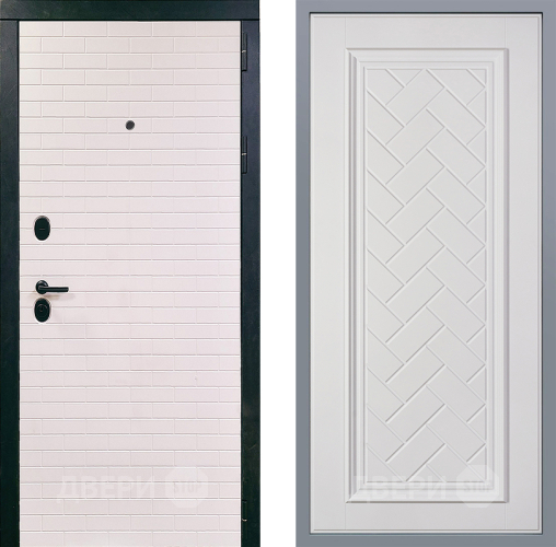 Дверь Заводские двери Сохо Упра Белый софт в Орехово-Зуево