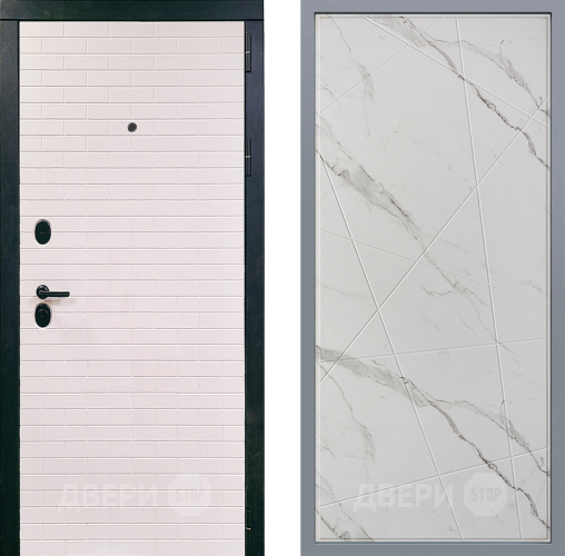 Дверь Заводские двери Сохо Флитта Мрамор белый в Орехово-Зуево