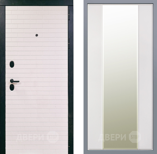 Дверь Заводские двери Сохо Зеркало Макси Белый матовый в Орехово-Зуево