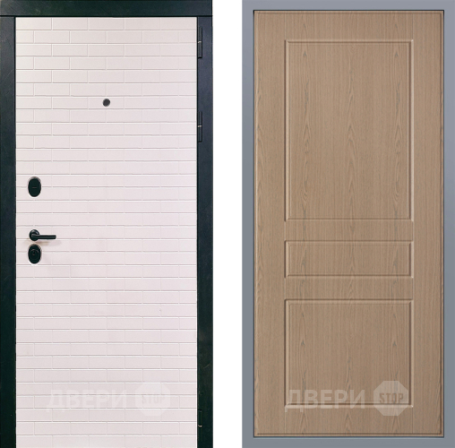 Дверь Заводские двери Сохо К-2 Беленый дуб в Орехово-Зуево