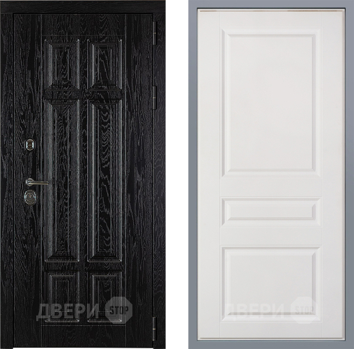 Дверь Заводские двери Мюнхен Стокгольм Белый софт в Орехово-Зуево