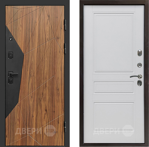 Входная металлическая Дверь Престиж Avangard Классика Белый матовый в Орехово-Зуево