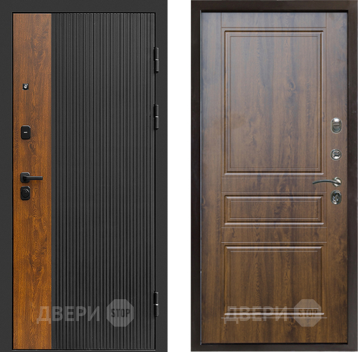 Входная металлическая Дверь Престиж Prestizh Классика Дуб в Орехово-Зуево