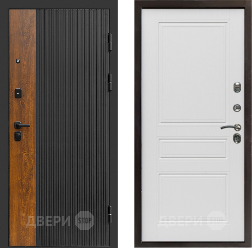 Входная металлическая Дверь Престиж Prestizh Классика Лиственница белая в Орехово-Зуево