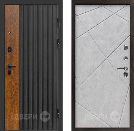 Дверь Престиж Prestizh Лучи Бетон светлый в Орехово-Зуево