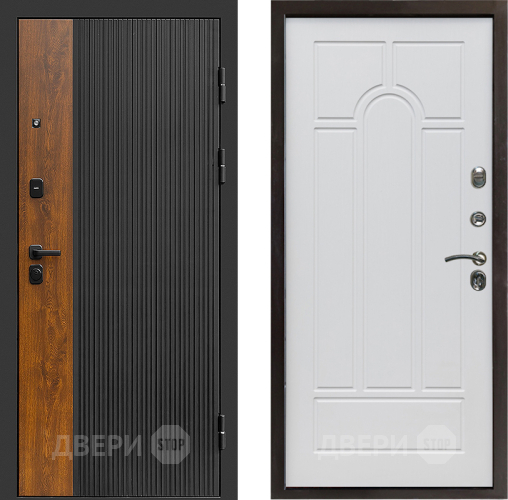 Входная металлическая Дверь Престиж Prestizh Арка Белое дерево в Орехово-Зуево