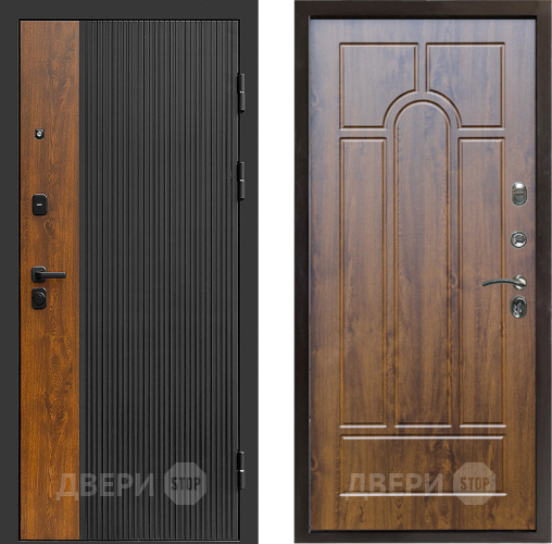 Входная металлическая Дверь Престиж Prestizh Арка Дуб в Орехово-Зуево