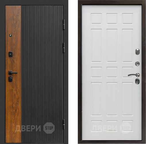 Входная металлическая Дверь Престиж Prestizh Спарта Лиственница белая в Орехово-Зуево