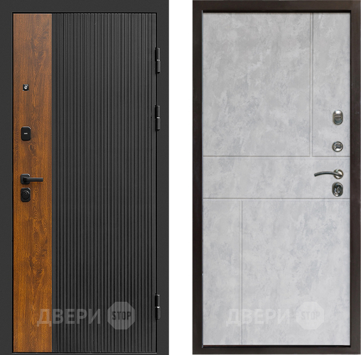 Входная металлическая Дверь Престиж Prestizh Горизонт Бетон светлый в Орехово-Зуево