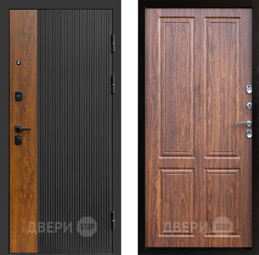 Входная металлическая Дверь Престиж Prestizh Премиум Орех светлый в Орехово-Зуево