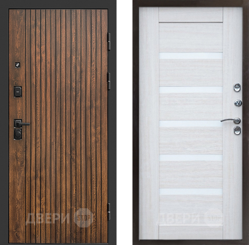 Входная металлическая Дверь Престиж Tvist Царга Лиственница белая в Орехово-Зуево