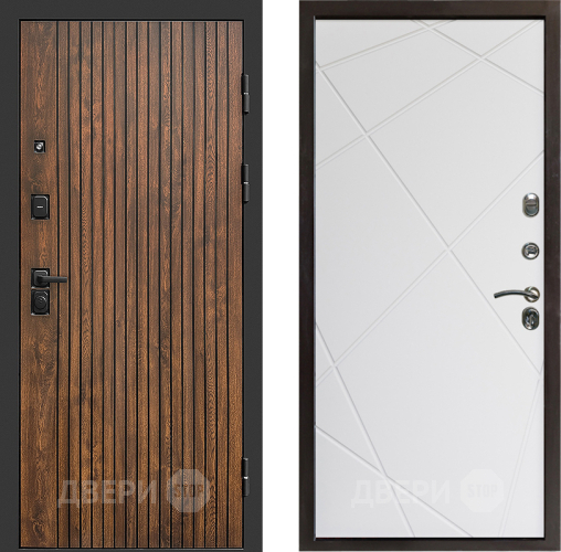 Входная металлическая Дверь Престиж Tvist Лучи Бетон белый в Орехово-Зуево