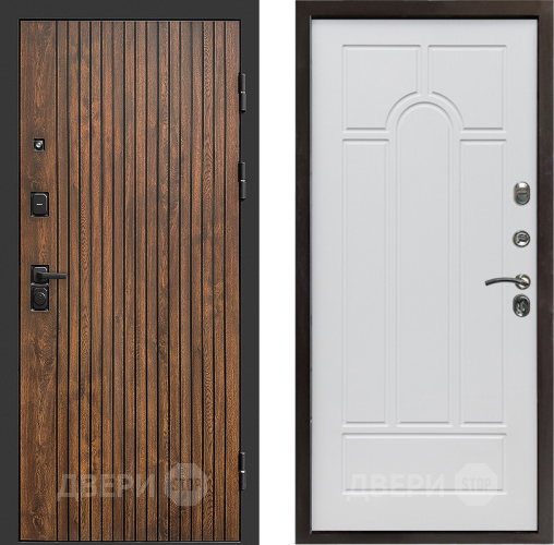 Входная металлическая Дверь Престиж Tvist Арка Белое дерево в Орехово-Зуево