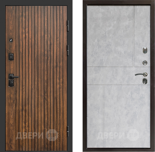 Входная металлическая Дверь Престиж Tvist Горизонт Бетон светлый в Орехово-Зуево