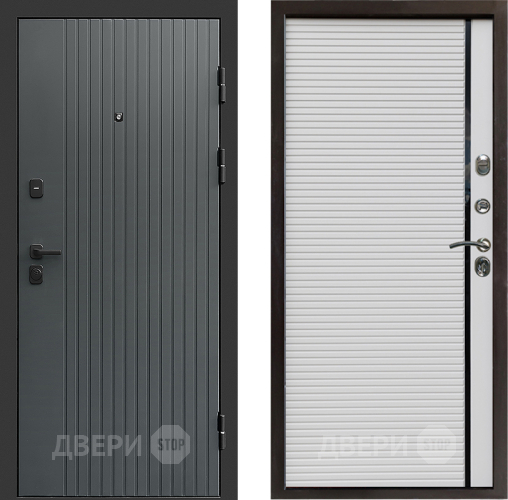 Входная металлическая Дверь Престиж Tvist Grey Porte Белый в Орехово-Зуево