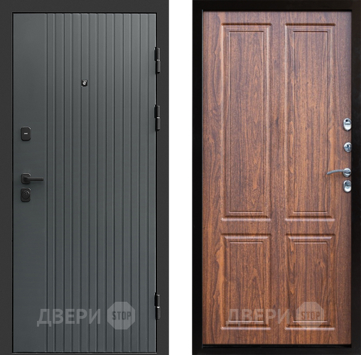 Входная металлическая Дверь Престиж Tvist Grey Премиум Орех светлый в Орехово-Зуево
