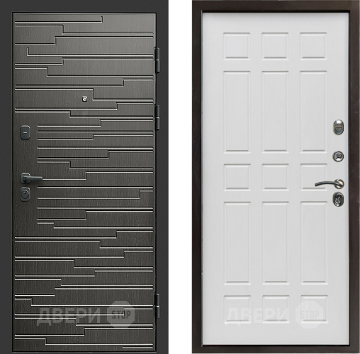 Входная металлическая Дверь Престиж Rivera Спарта Белое дерево в Орехово-Зуево