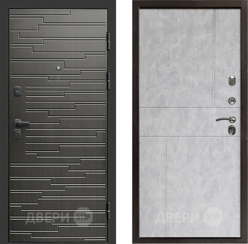 Дверь Престиж Rivera Горизонт Бетон светлый в Орехово-Зуево