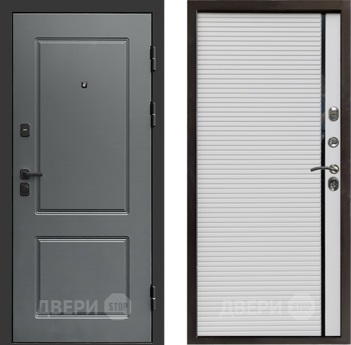 Входная металлическая Дверь Престиж Verona Porte Белый в Орехово-Зуево