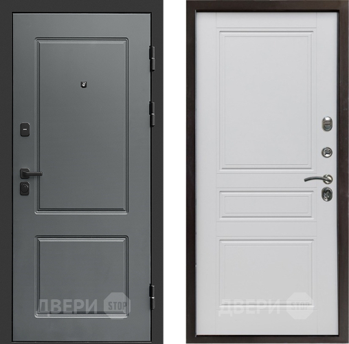 Входная металлическая Дверь Престиж Verona Классика Белый матовый в Орехово-Зуево