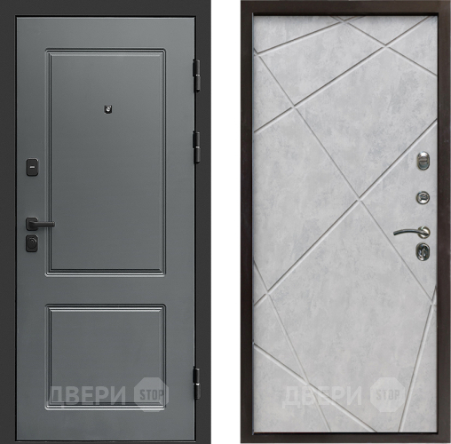 Дверь Престиж Verona Лучи Бетон светлый в Орехово-Зуево