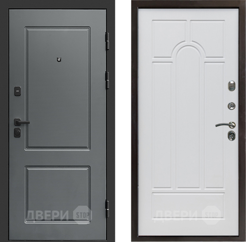 Входная металлическая Дверь Престиж Verona Арка Белое дерево в Орехово-Зуево