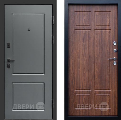 Входная металлическая Дверь Престиж Verona Премиум Орех темный в Орехово-Зуево